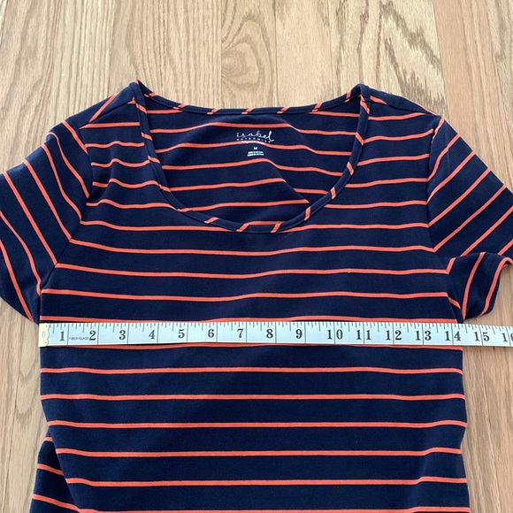 NWOT Isabel Maternity by Ingrid & Isabel M Striped Maxi Dress - Picture 8 of 15